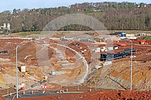 Road Construction Bypass Site