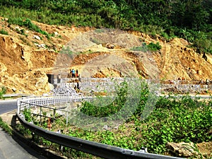 Road Construction in Cameroon (Africa)