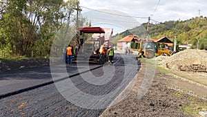 Road construction machinery