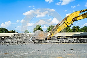 Road construction, repair the road