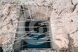 Road construction, sewer