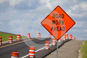 Road Construction Sign photo