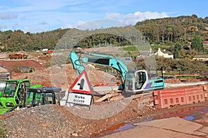 Road Construction site
