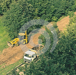 Road construction technics