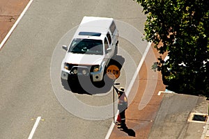 Road Construction Traffic Controller