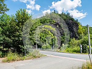 road in the countryside in the Vogtland