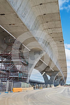 Road currently under construction