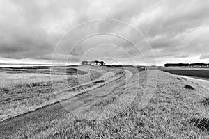 Road, Dam and Canal in Holland