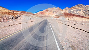 Road through Death Valley