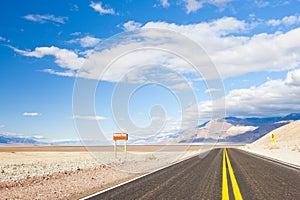 road, Death Valley National Park, California, USA