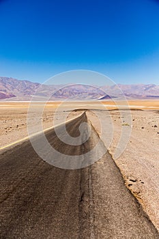 Road through Death Valley USA