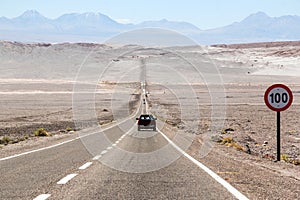 Road through the desert