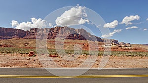 Road in the desert of Arizona