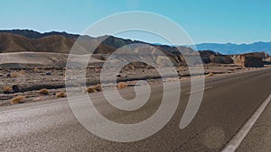 Road in the desert of California - Death Valley National Park