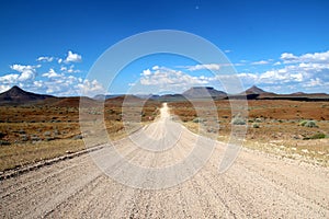 Road desert Namibia Africa