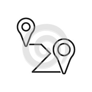 Road Destination Icon