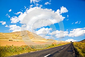 Road in Dobrogea photo