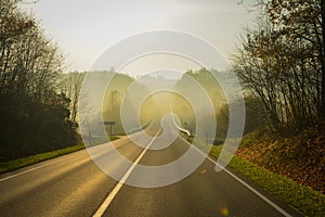 Road on early morning