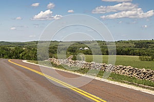 Road through the Flint Hills