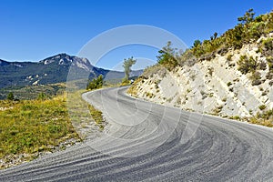 Road in French Alps