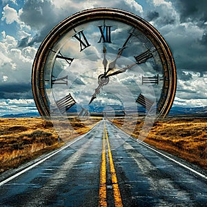 the road through the ghostly dial