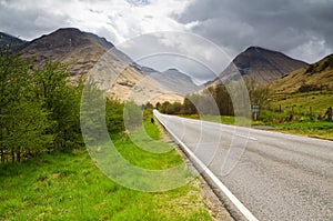 Road into Glen Coe