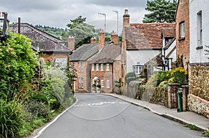 Road going into Shere Village photo