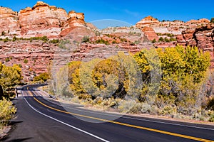 Road through the Grand Staircase-Escalante National Monument