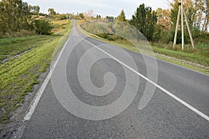 Road ground asphalt road