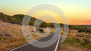 Road in Guanica, Puerto Rico. USA photo