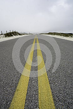 Road Through Gulf Islands National Seashore