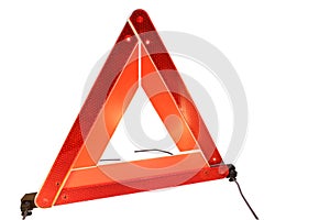 Road hazard warning triangle