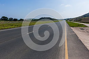 Road Highway Deserted Landscape