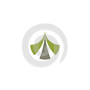 road highway logo path icon design element