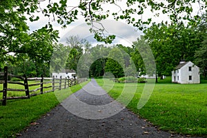 Road at Hopewell Iron Furnace