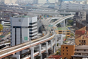 Road intersection in Japan