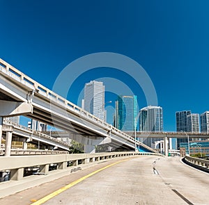 Road intersections near Miami, Florida