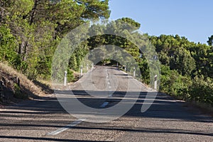 Road on the island of Hvar