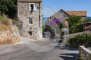 Road on the island of Hvar