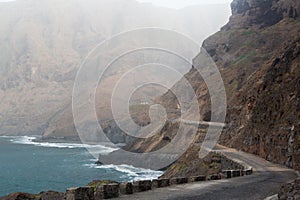 Road of the island of Sao Nicolau, Cape Verde photo