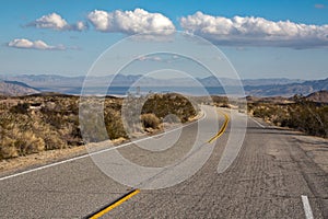 Road in Joshua Tree National Park