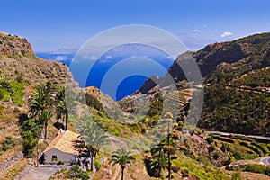 Road in La Gomera island - Canary