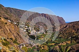 Road in La Gomera island - Canary