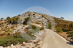 Road on Lastovo island, Croatia