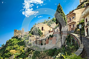 Road leading to the Church of St. Nicolo in Savoca