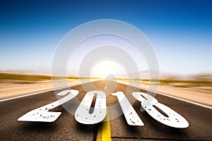 Road leading to 2018