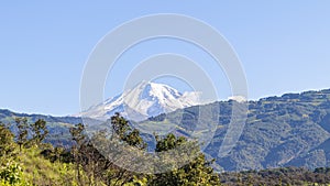 View of volvano Pico de Orizaba. photo