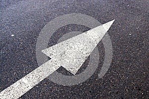 Road Lines and Arrow