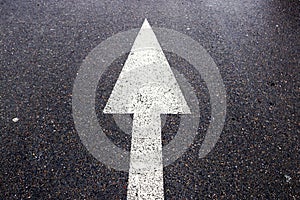 Road Lines and Arrow