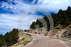 Road on the Mont-Ventoux
